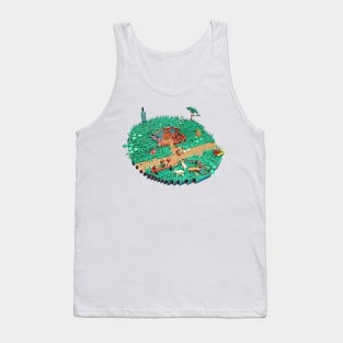 Bricks and Round Doors- Fantasy Tank Top